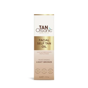 TanOrganic The Skincare Tan samoopalovací olej na obličej odstín Light Bronze 50 ml