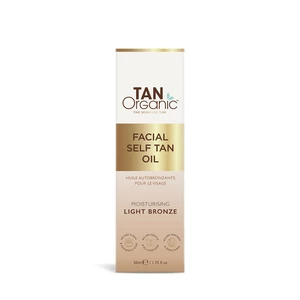 TanOrganic The Skincare Tan samoopaľovací olej na tvár odtieň Light Bronze 50 ml