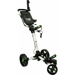 Axglo Tri-360 V2 3-Wheel SET White/Green Chariot de golf manuel