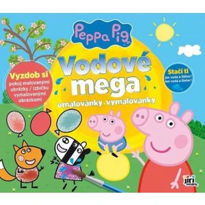 Vodové mega omalovánky Peppa [Papírenské zboží]