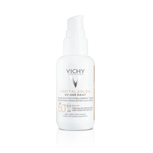 Vichy Tónovaný fluid brániaci fotostarnutiu SPF50+ Capital Soleil UV-Age Daily (Fluid) 40 ml