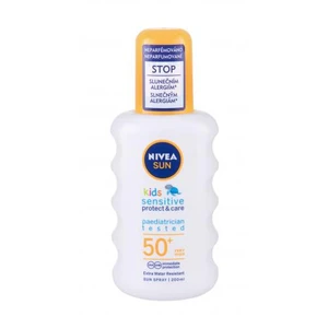 Nivea Sun Kids Protect & Sensitive Sun Spray SPF50+ 200 ml opaľovací prípravok na telo pre deti