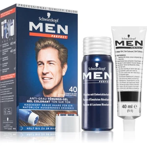 Schwarzkopf Men Perfect Anti-Grey Color Gel tónovací gél na vlasy pre mužov 40 Natural Dark Blond