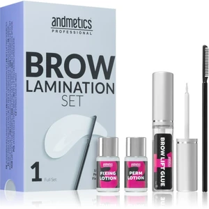 andmetics Professional Brow Lift sada na obočie pre fixáciu a tvar