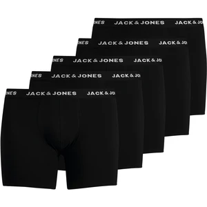 Jack&Jones PLUS 5 PACK - pánské boxerky JACHUEY 12194944 Black 3XL