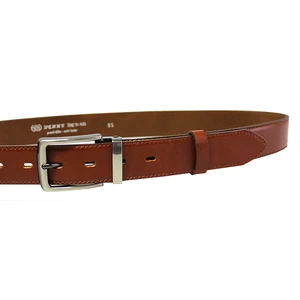 Penny Belts Pánsky kožený spoločenský opasok 35-020-2-43 brown 90 cm