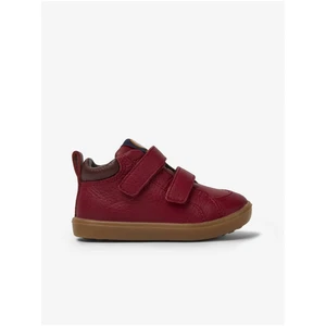 Wine Kids Leather Sneakers Camper - Guys