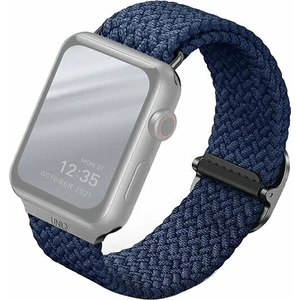 Remienok Uniq Aspen na Apple Watch 42/44/45mm (UNIQ-44MM-ASPOBLU) modrý řemínek pro Apple Watch • materiál tkaný nylon • měkký a prodyšný • pro modely