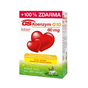 GS Koenzým Q10 60mg, cps. 30+30 NOVÝ