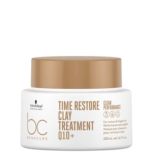 Schwarzkopf Professional BC Bonacure Time Restore Clay Treatment Q10+ odżywcza maska do włosów dojrzałych 200 ml