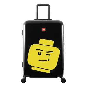 LEGO Skořepinový cestovní kufr ColourBox Minifigure Head 70 l černý