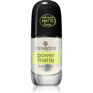 Essence Power Matte vrchní gelový lak pro matný vzhled 8 ml