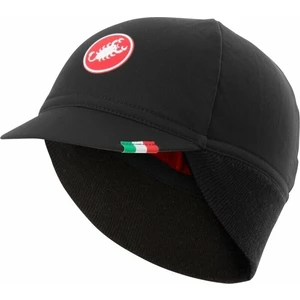 Castelli Difesa Thermal Cap Black Red UNI