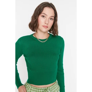 Trendyol Sweater - Green - Regular fit