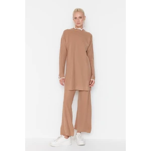 Trendyol Two-Piece Set - Brown - Relaxed fit