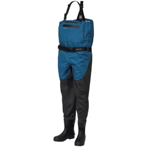 Scierra brodící kalhoty helmsdale 20 000 chest bootfoot felt grey blue - m 40-41