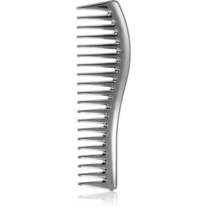 Janeke Chromium Line Wavy Comb for Gel Application hřeben na vlasy k nanášení gelových produktů 18,5 x 5 cm