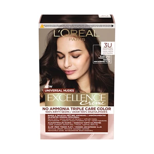 L´Oréal Paris Permanentní barva na vlasy Excellence Universal Nudes Excellence 48 ml 3U Tmavě hnědá