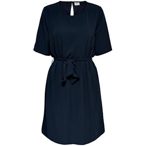 Dark Blue Dress with Tie JDY Amanda - Ladies