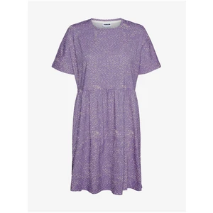 Light purple patterned dress Noisy May Anna - Women