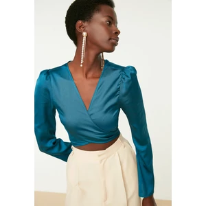 Trendyol Oil Tied Satin Blouse