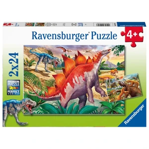 Ravensburger puzzle Svět dinosaurů 2 x 24 dílků