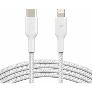 Belkin Boost Charge Lightning to USB-C Biela 2 m USB Kábel