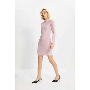 Trendyol Dried Rose Pocket Detailed Dress