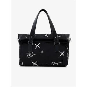 Black Women's Patterned Handbag Desigual Ekix Loverty 2.0 - Women
