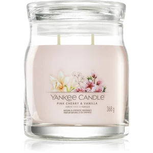 Yankee Candle Pink Cherry & Vanilla vonná svíčka Signature 368 g