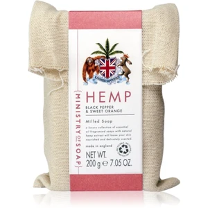 The Somerset Toiletry Co. Ministry of Soap Natural Hemp tuhé mýdlo na tělo Black pepper & Sweet Orange 200 g