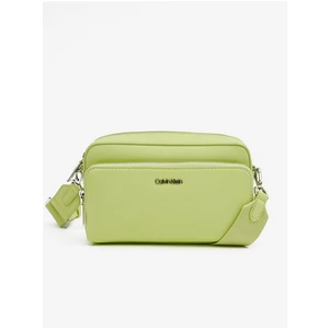 Světle zelená dámská crossbody kabelka Calvin Klein Must Camera Bag - Dámské