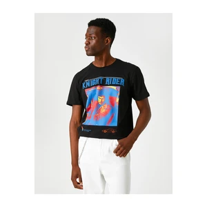 Koton T-Shirt - Black - Fitted