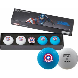 Volvik Vivid Marvel 2.0 4 Pack Golf Balls Minge de golf