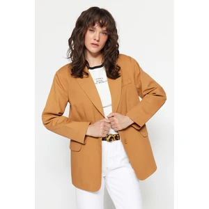Trendyol Jacket - Brown - Regular fit