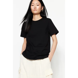Trendyol T-Shirt - Black - Regular fit