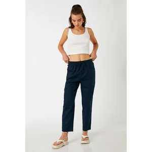 Koton Pants - Dunkelblau - Cigarette pants