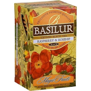 BASILUR Magic Raspberry & Rosehip čierny čaj 20 sáčkov