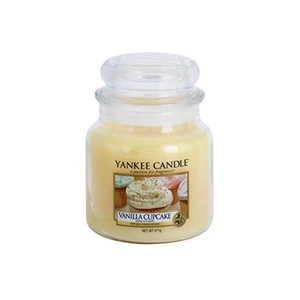 Yankee Candle Vanilla Cupcake vonná svíčka Classic střední 411 g