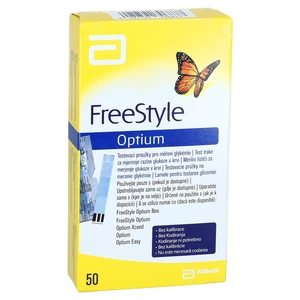 FREESTYLE Optium testovací proužky 50 kusů