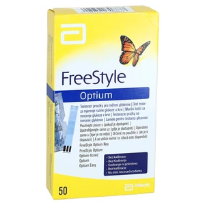 FREESTYLE Optium testovací proužky 50 kusů