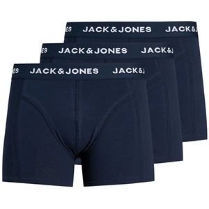 Jack&Jones 3 PACK - pánske boxerky JACANTHONY 12171946 Blue Night s XXL