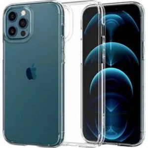 Ochranný kryt Spigen Ultra Hybrid pro Apple iPhone 12/12 Pro, transparentní