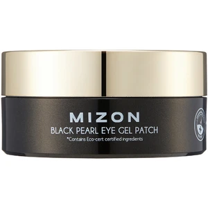 Mizon Prémiová oční hydrogelová maska s černou perlou a diamantem na vrásky a tmavé kruhy Black Pearl (Eye Gel Patch) 60 ks x 1,4 g