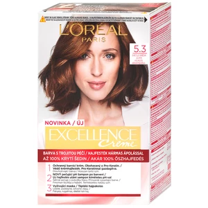 L’Oréal Paris Excellence Creme barva na vlasy odstín 5.3 Natural Golden Brown