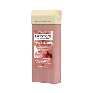 Arcocere Professional Wax Pink Titanium epilačný vosk roll-on náhradná náplň 100 ml