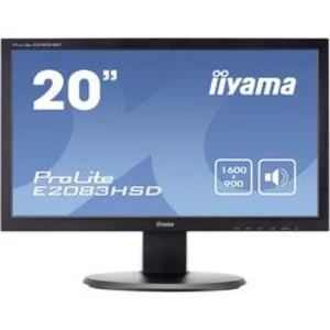 20" LCD iiyama ProLite E2083HSD-B1 - 5ms, 250cd/m2,1000:1 (12M:1 ACR), VGA, DVI, repro, černý