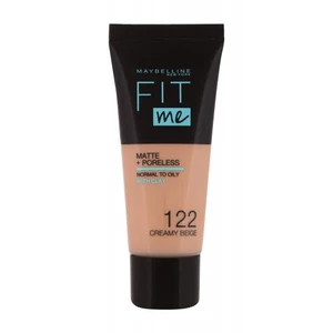 Maybelline Fit Me! Matte+Poreless zmatňujúci make-up pre normálnu až mastnú pleť odtieň 122 Creamy Beige 30 ml