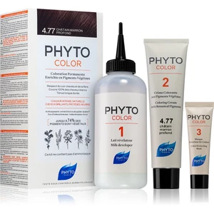 Phyto Color barva na vlasy bez amoniaku odstín 4.77 Intense Chestnut Brown