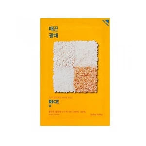 Holika Holika Pure Essence Rice plátenná maska pre rozjasnenie a vitalitu pleti 20 ml
